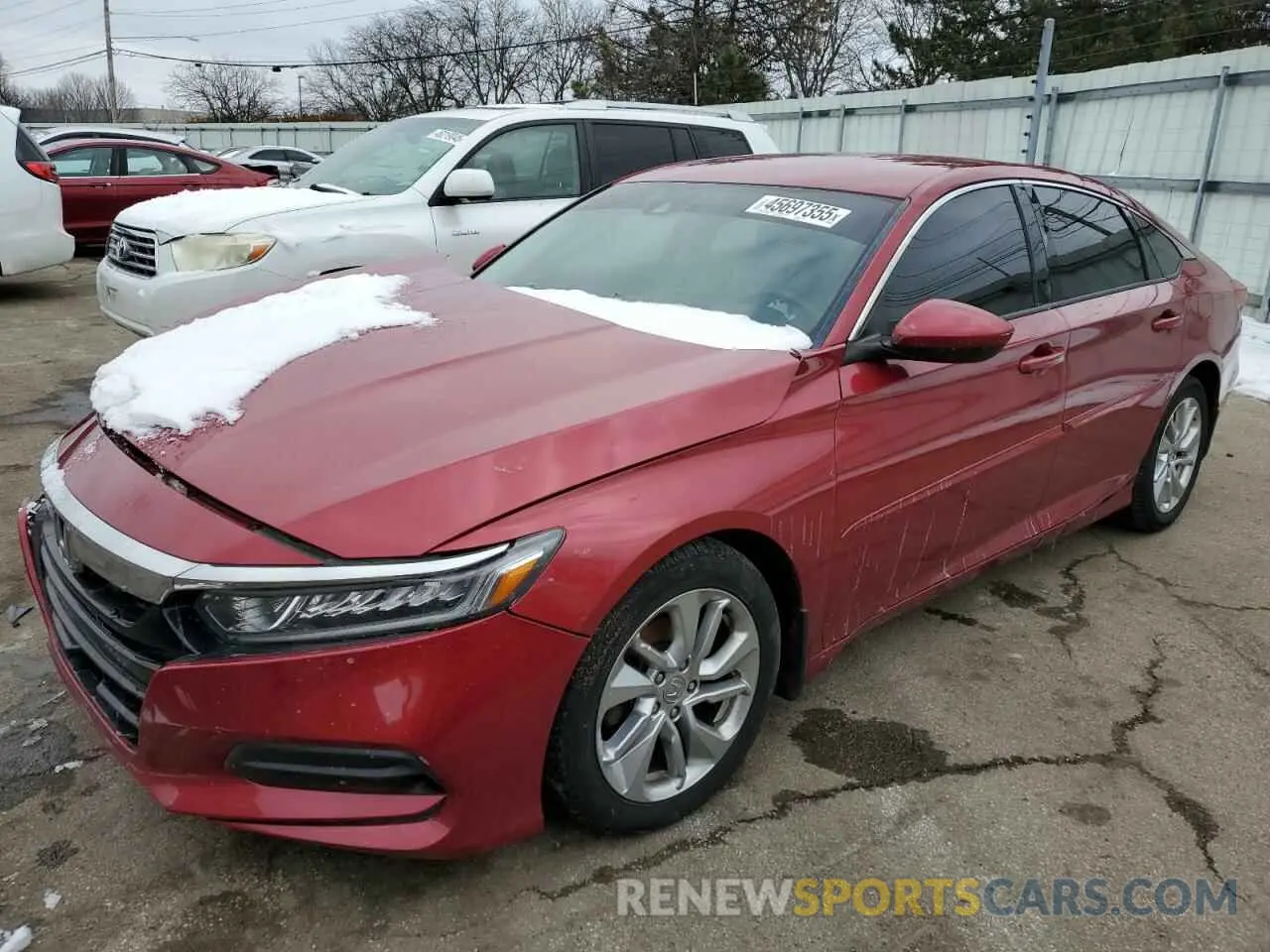 1 Photograph of a damaged car 1HGCV1F15KA004998 HONDA ACCORD 2019