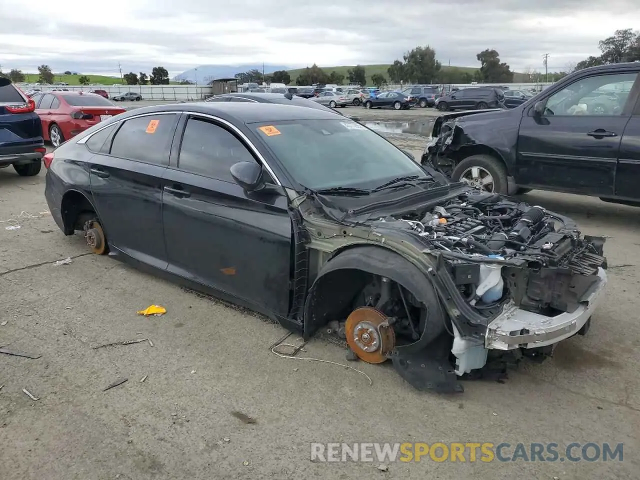 4 Photograph of a damaged car 1HGCV1F15KA122078 HONDA ACCORD 2019