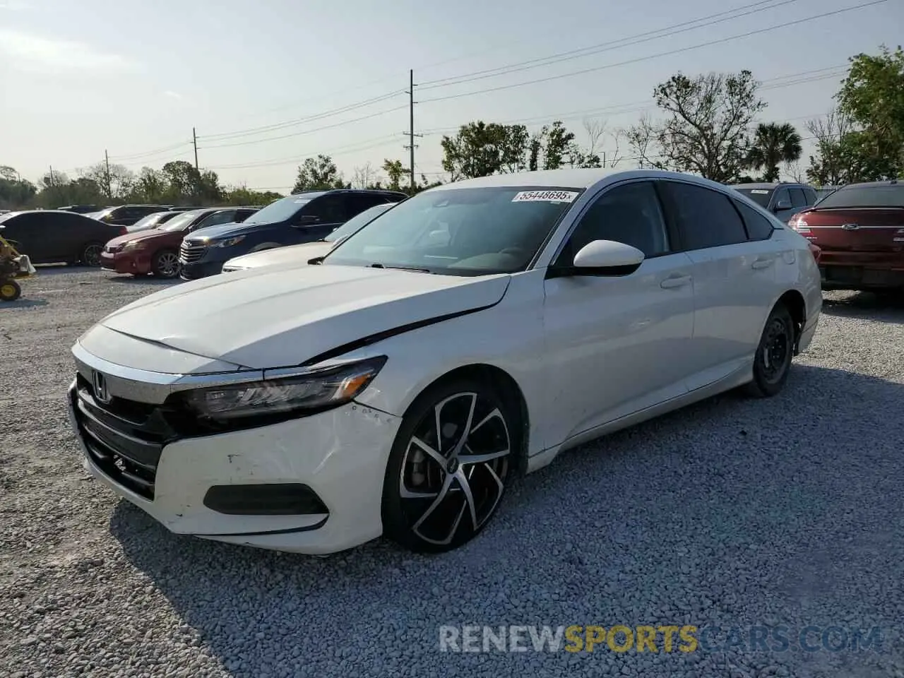 1 Photograph of a damaged car 1HGCV1F15KA125868 HONDA ACCORD 2019