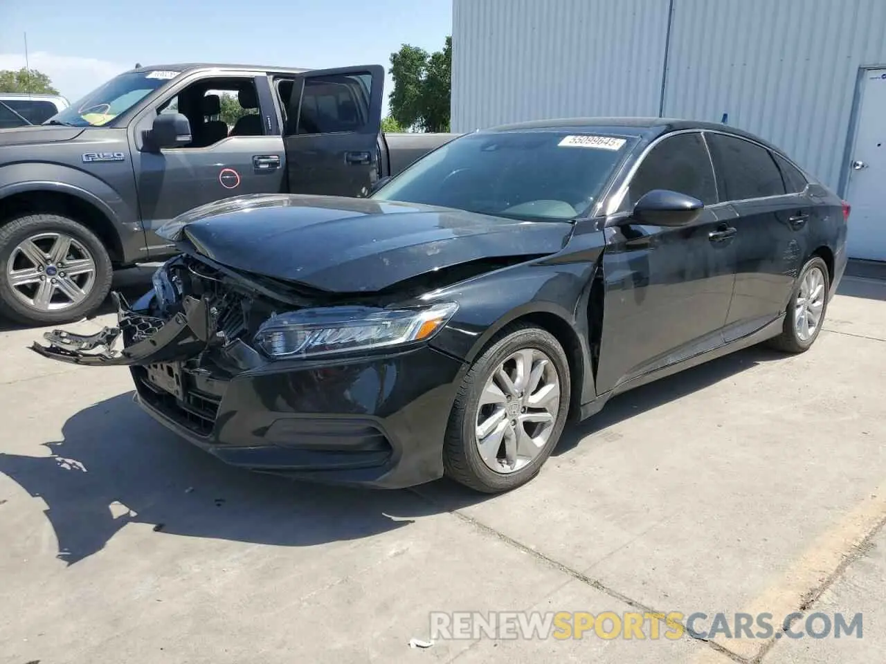 1 Photograph of a damaged car 1HGCV1F15KA136319 HONDA ACCORD 2019