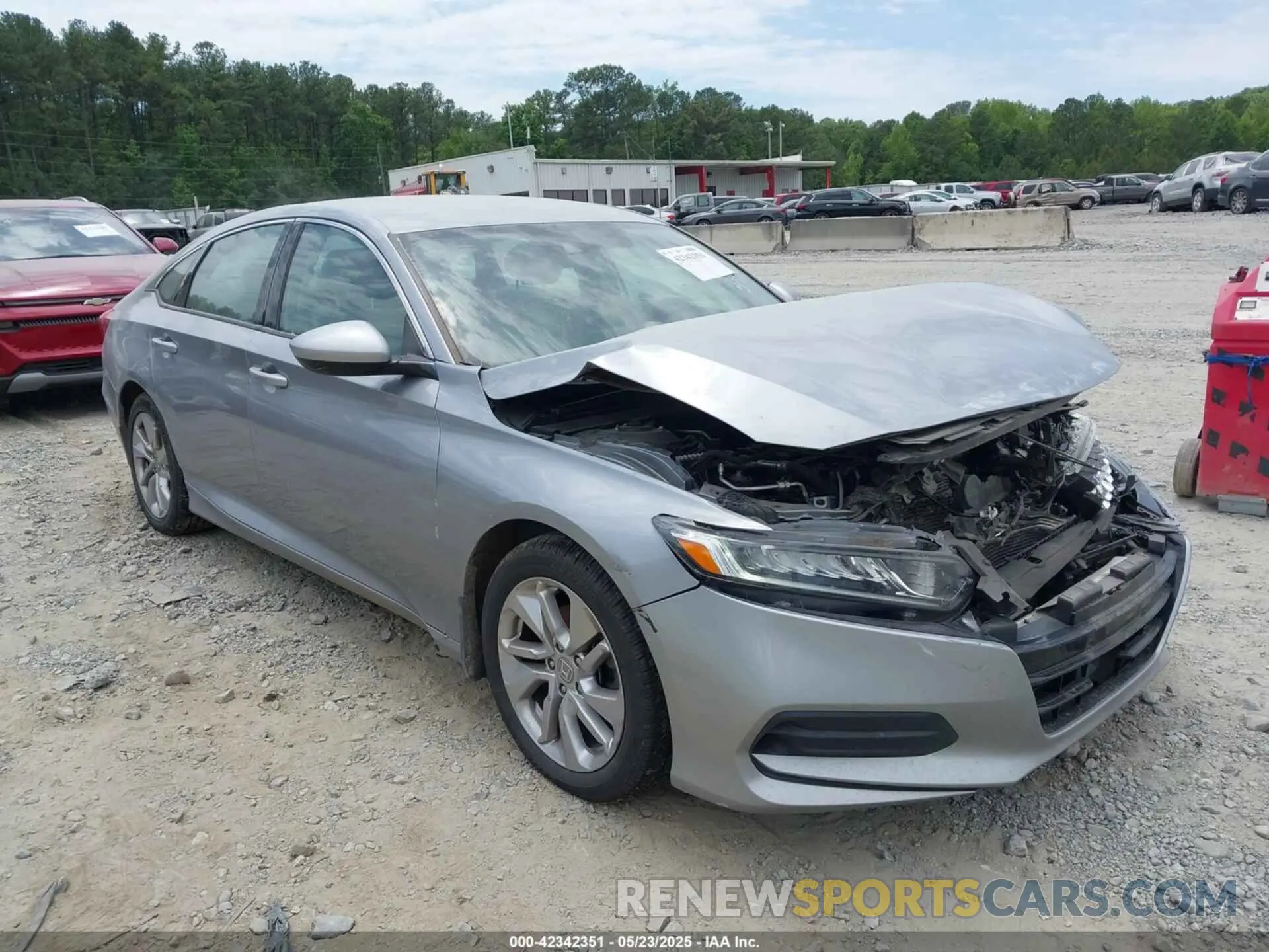 1 Photograph of a damaged car 1HGCV1F16KA008722 HONDA ACCORD 2019