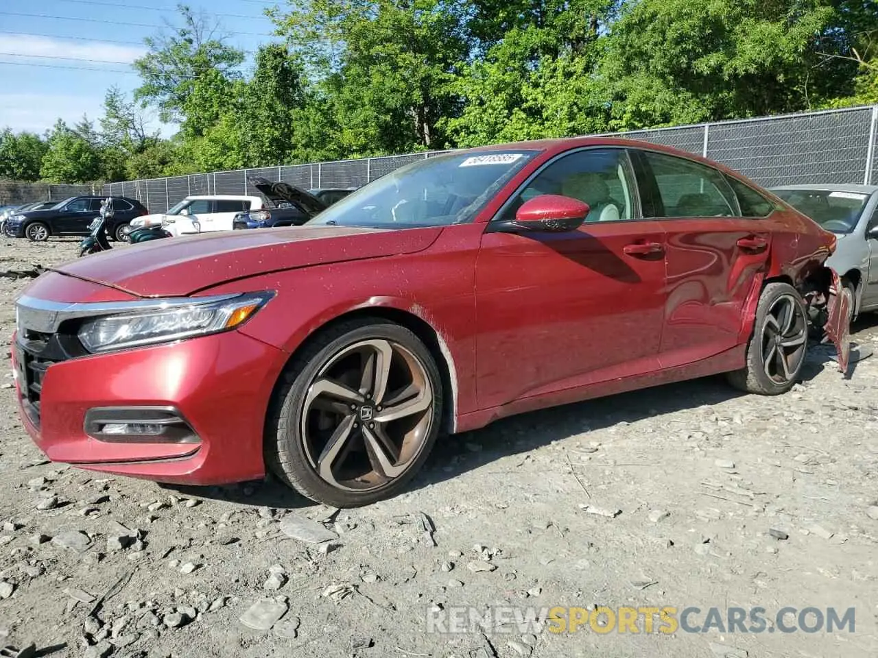 1 Photograph of a damaged car 1HGCV1F16KA029098 HONDA ACCORD 2019