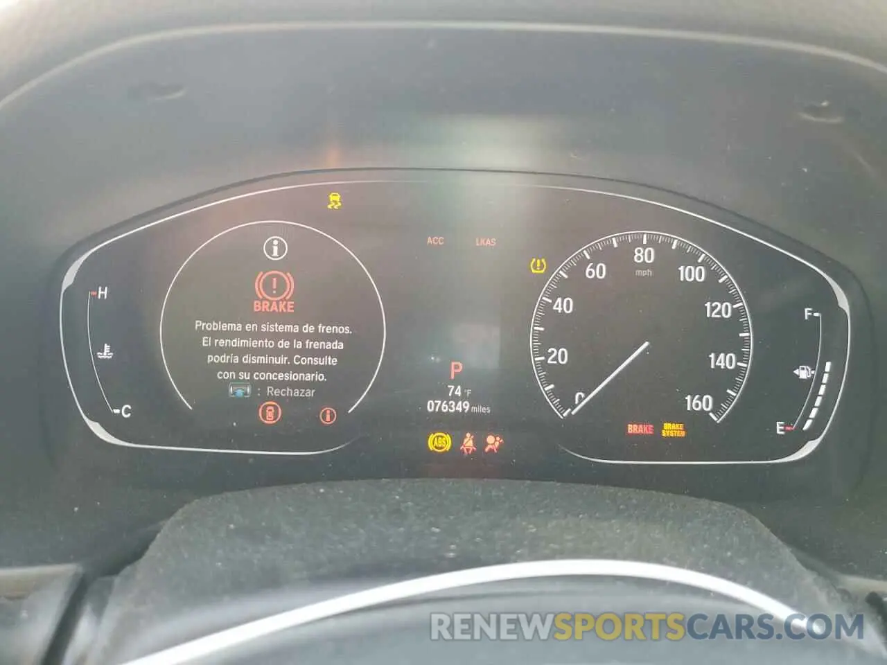 9 Photograph of a damaged car 1HGCV1F16KA029098 HONDA ACCORD 2019