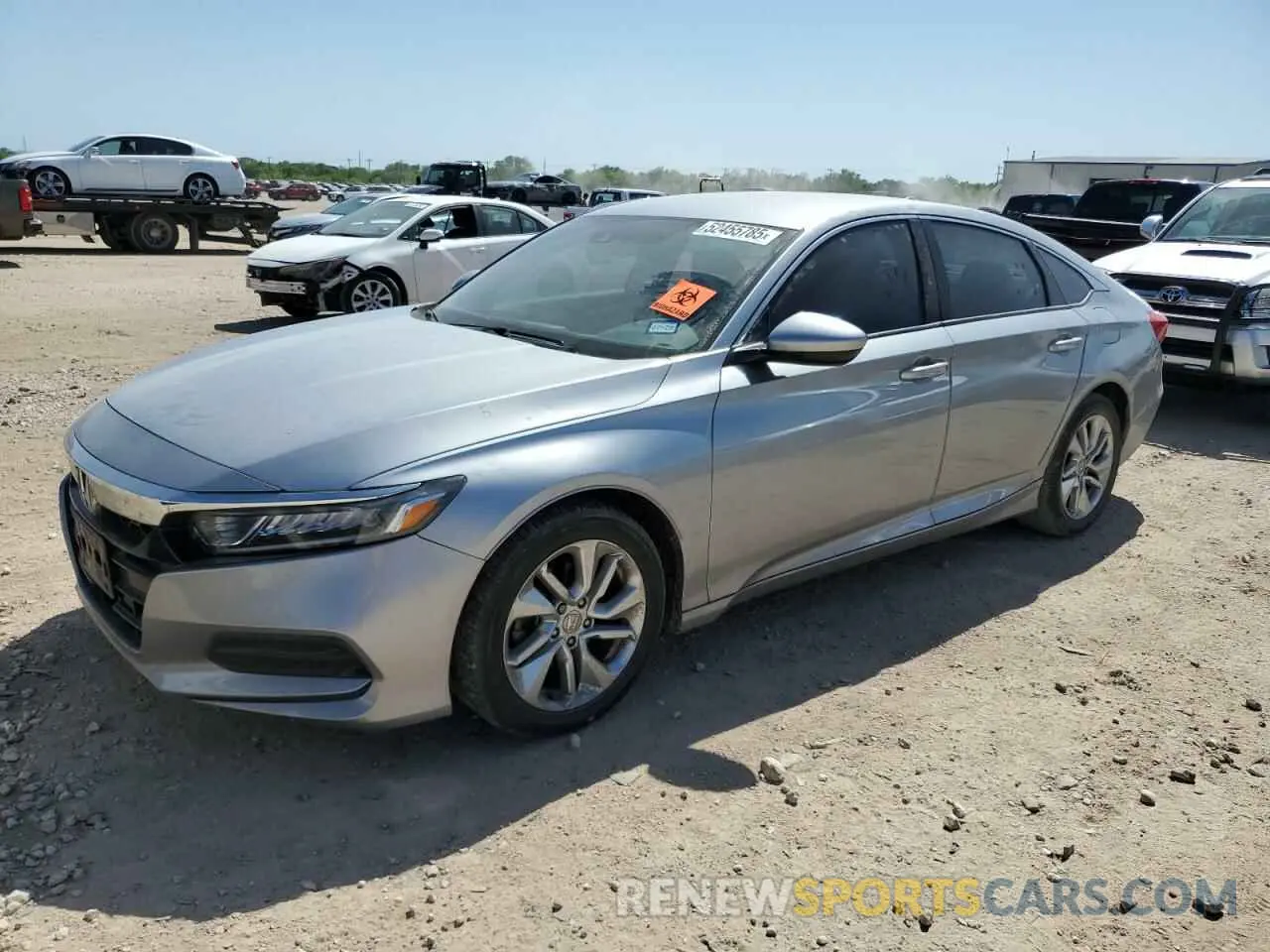 1 Photograph of a damaged car 1HGCV1F16KA045236 HONDA ACCORD 2019