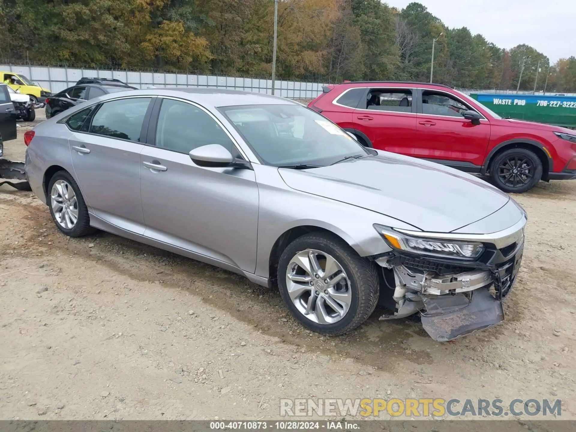 1 Photograph of a damaged car 1HGCV1F16KA061226 HONDA ACCORD 2019