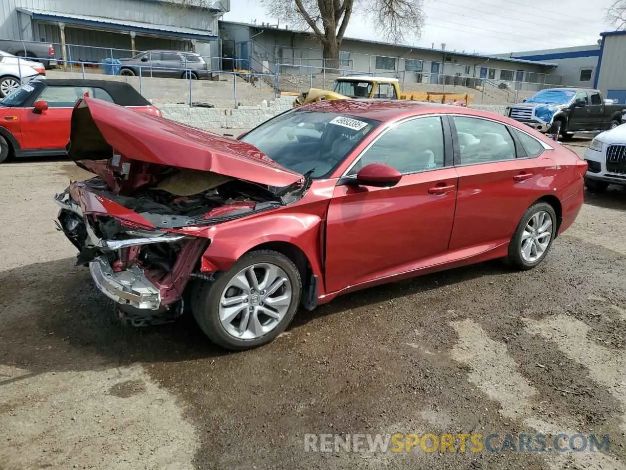 1 Photograph of a damaged car 1HGCV1F16KA104687 HONDA ACCORD 2019