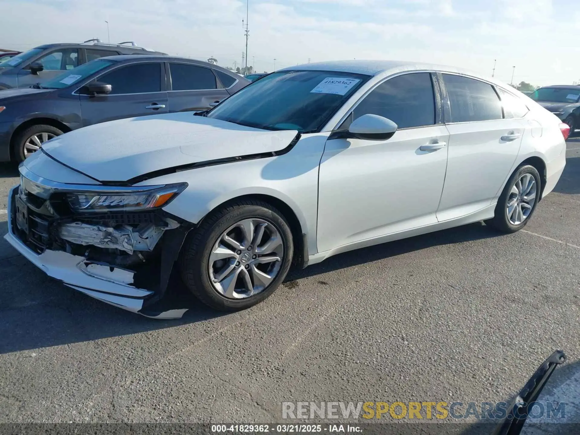 2 Photograph of a damaged car 1HGCV1F16KA155915 HONDA ACCORD 2019