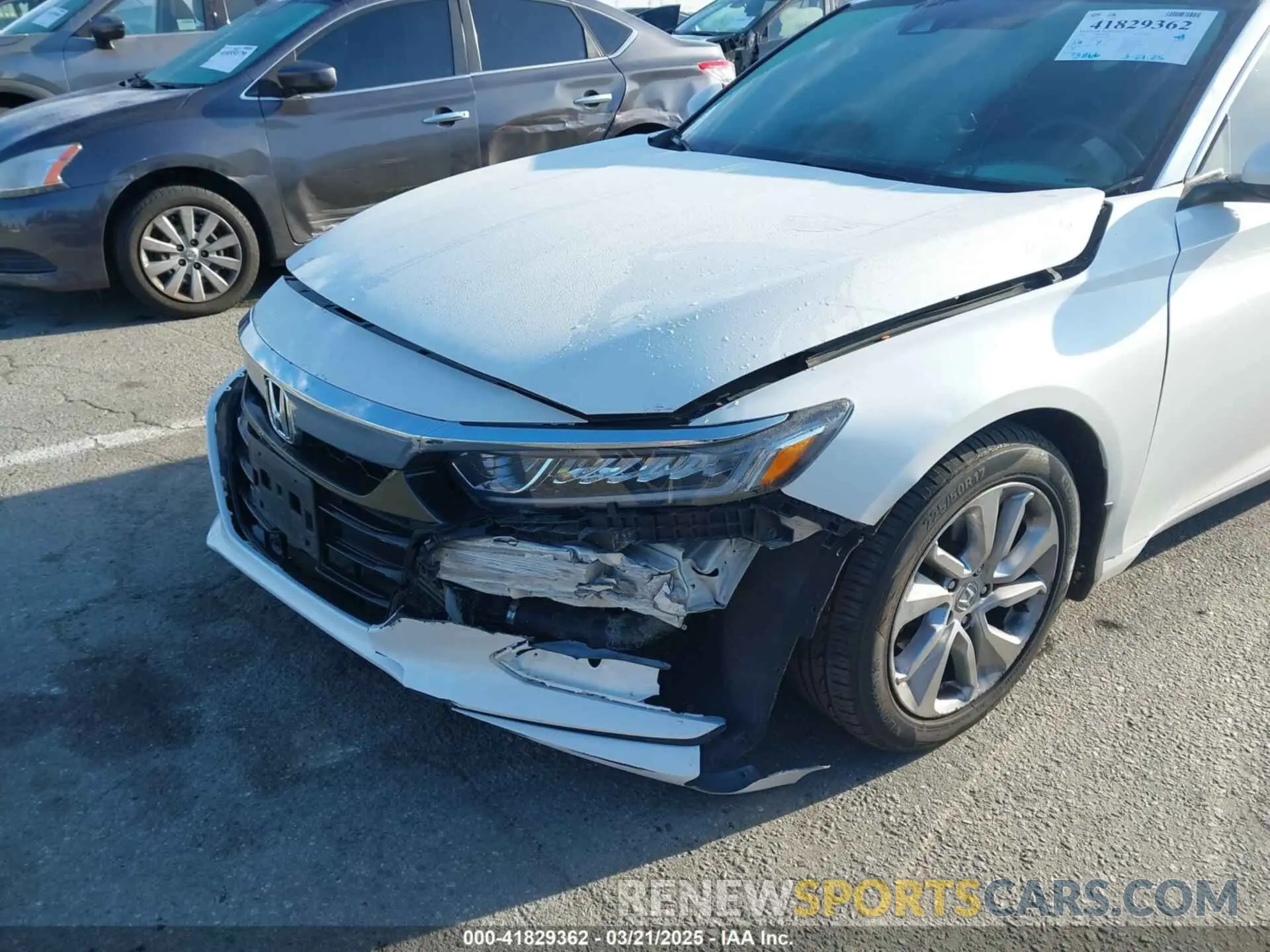 6 Photograph of a damaged car 1HGCV1F16KA155915 HONDA ACCORD 2019