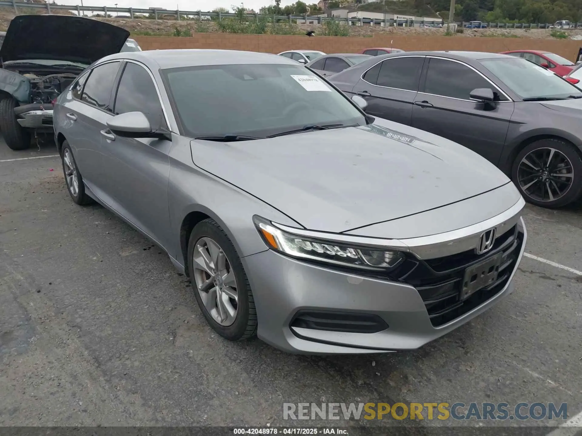 1 Photograph of a damaged car 1HGCV1F17KA085888 HONDA ACCORD 2019