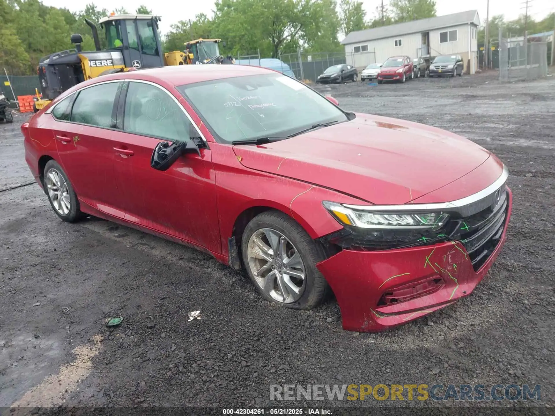 1 Photograph of a damaged car 1HGCV1F18KA082465 HONDA ACCORD 2019