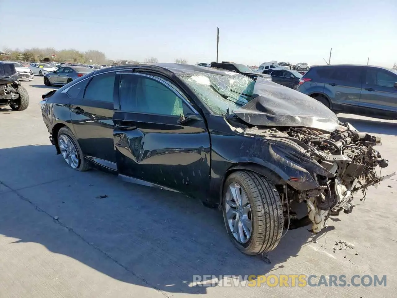 4 Photograph of a damaged car 1HGCV1F18KA097712 HONDA ACCORD 2019