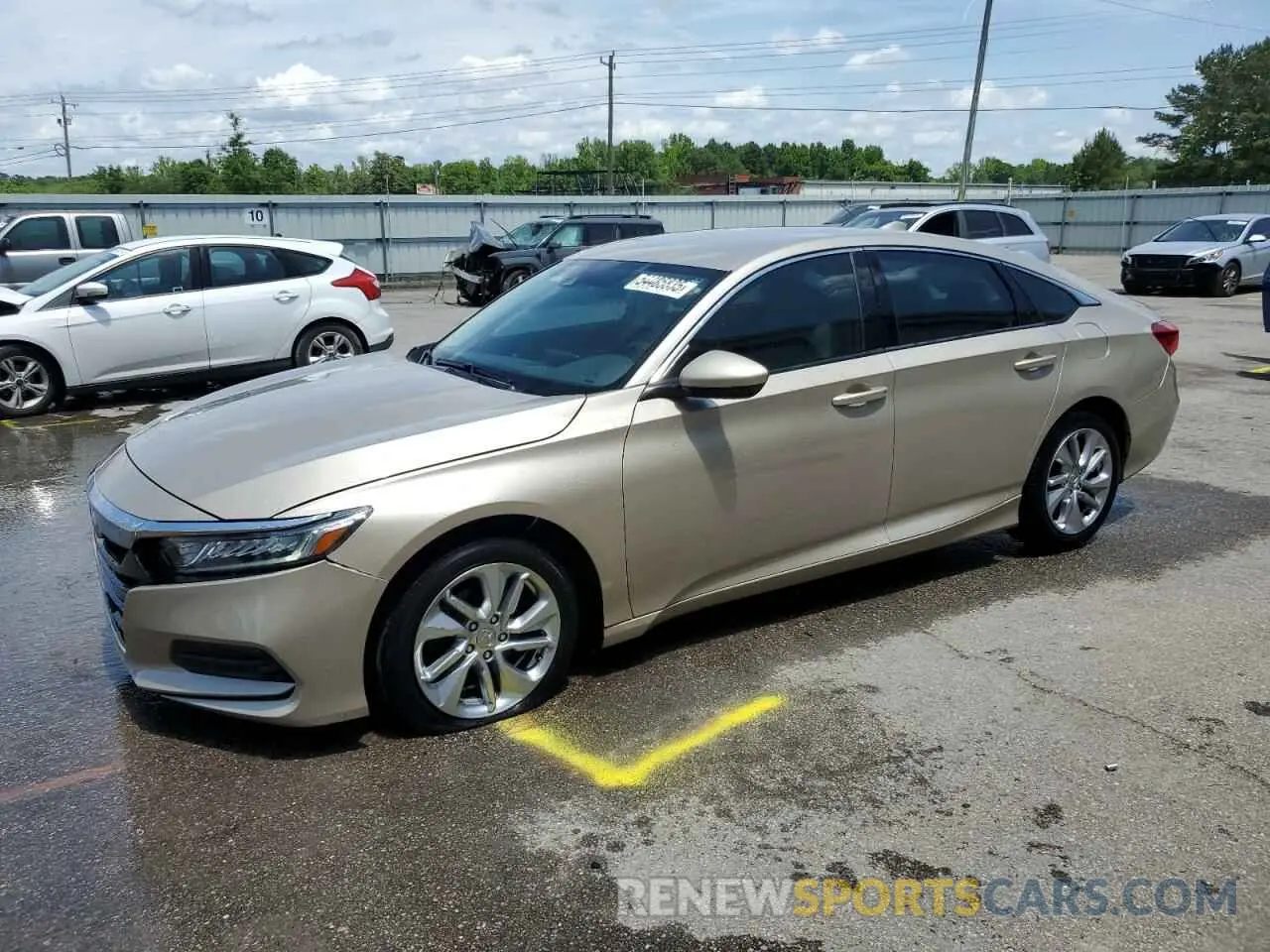 1 Photograph of a damaged car 1HGCV1F18KA106490 HONDA ACCORD 2019