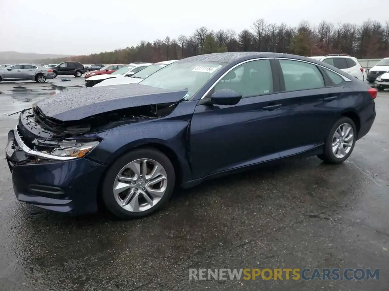 1 Photograph of a damaged car 1HGCV1F18KA133592 HONDA ACCORD 2019