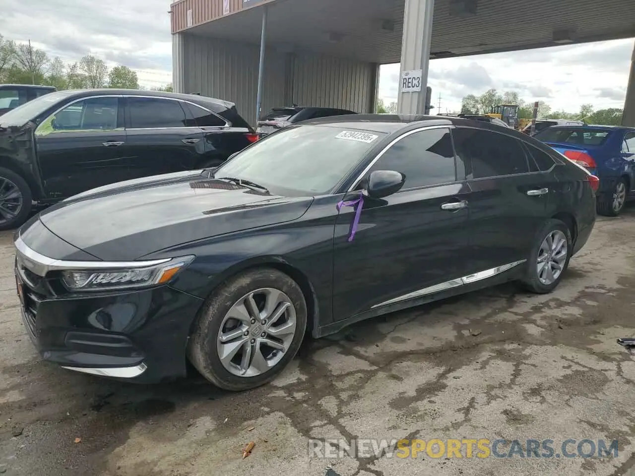 1 Photograph of a damaged car 1HGCV1F18KA163840 HONDA ACCORD 2019