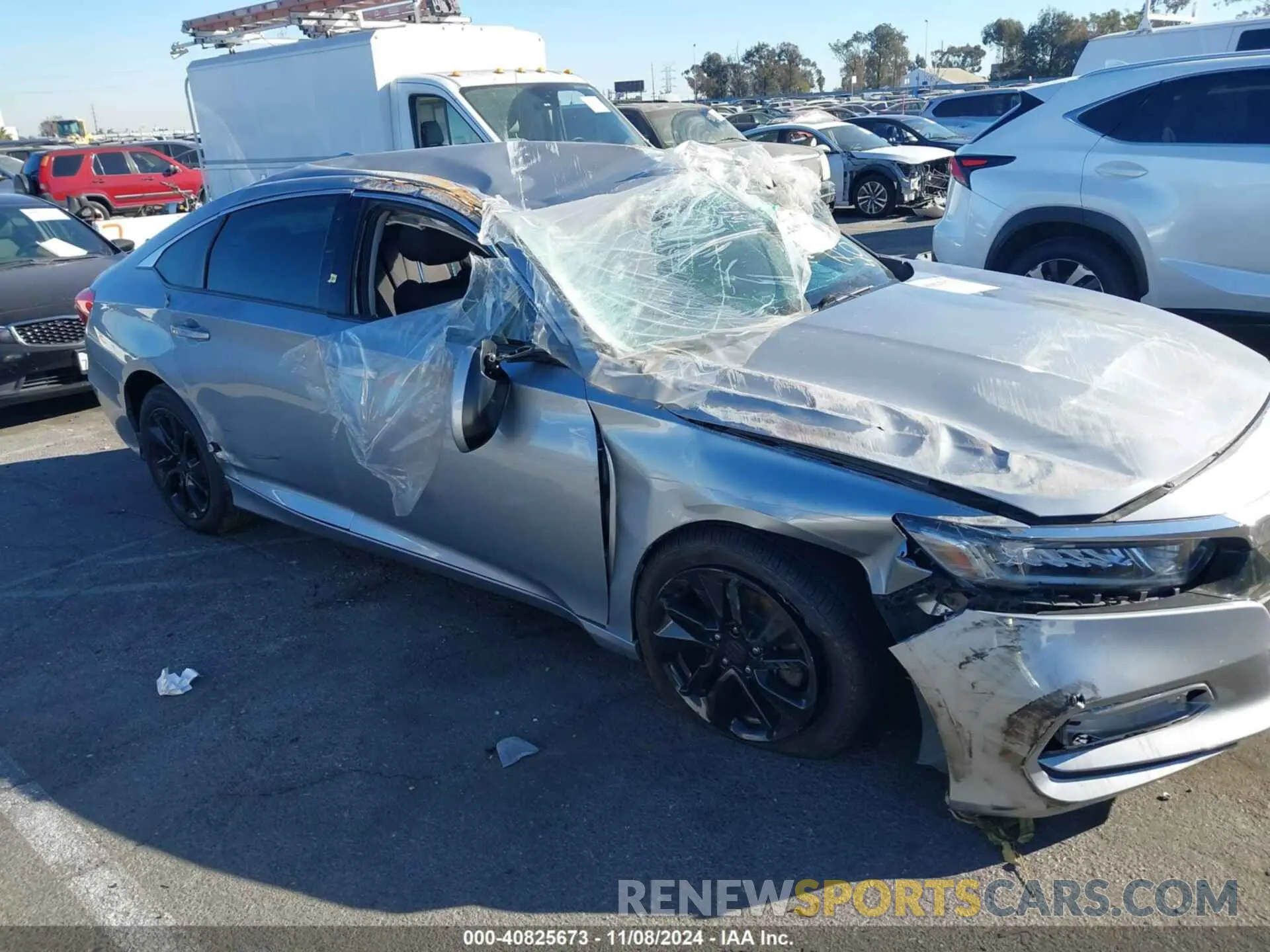 1 Photograph of a damaged car 1HGCV1F19KA040807 HONDA ACCORD 2019
