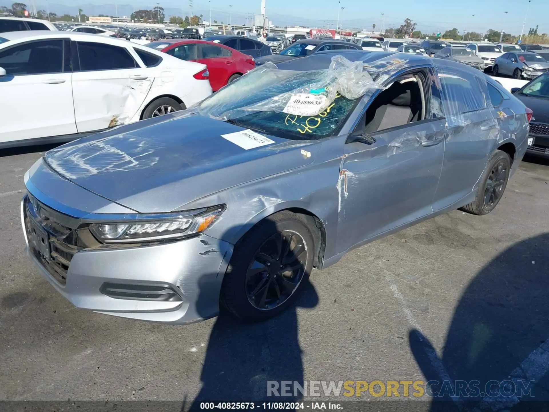 2 Photograph of a damaged car 1HGCV1F19KA040807 HONDA ACCORD 2019