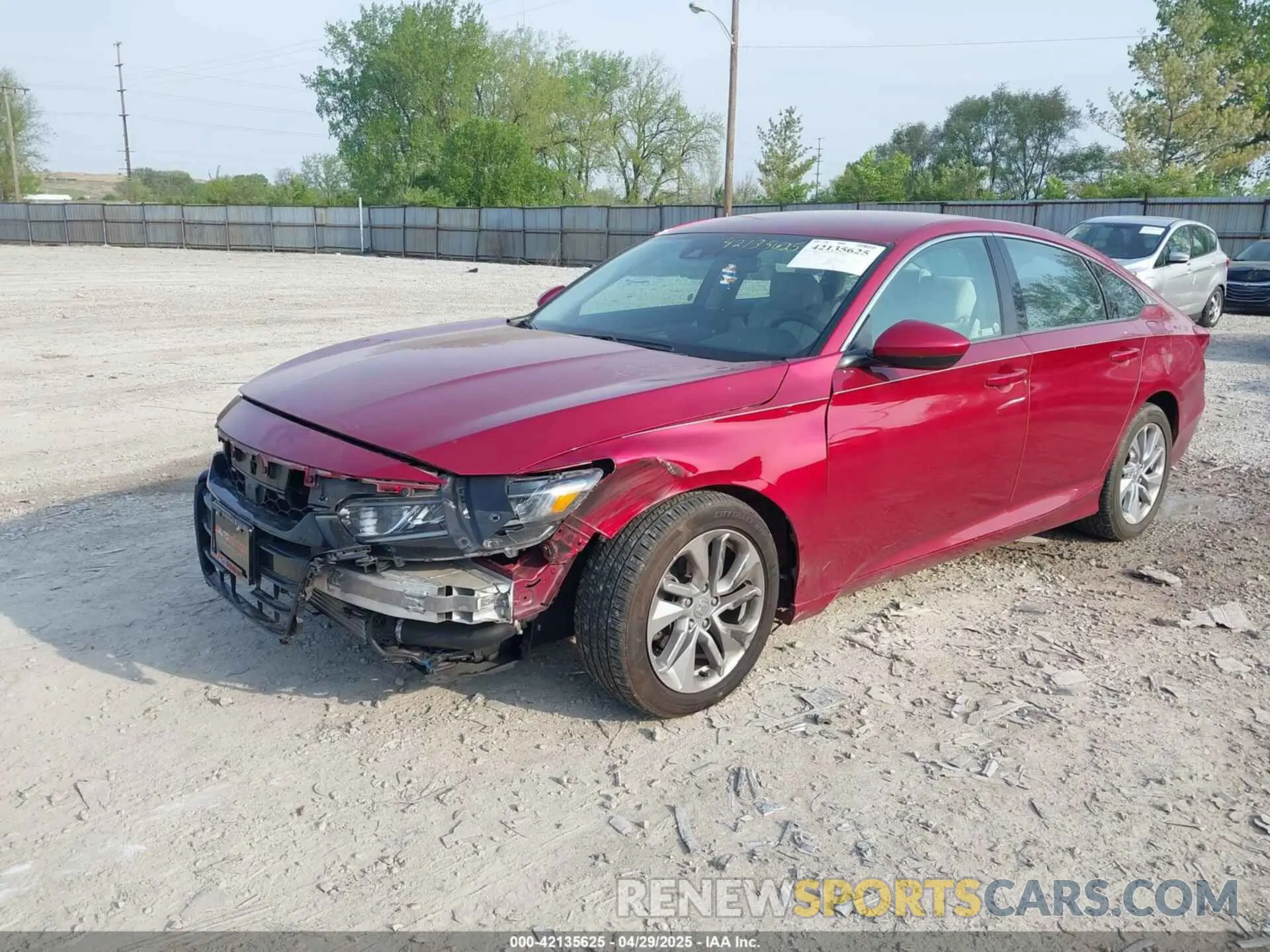 2 Photograph of a damaged car 1HGCV1F19KA083270 HONDA ACCORD 2019