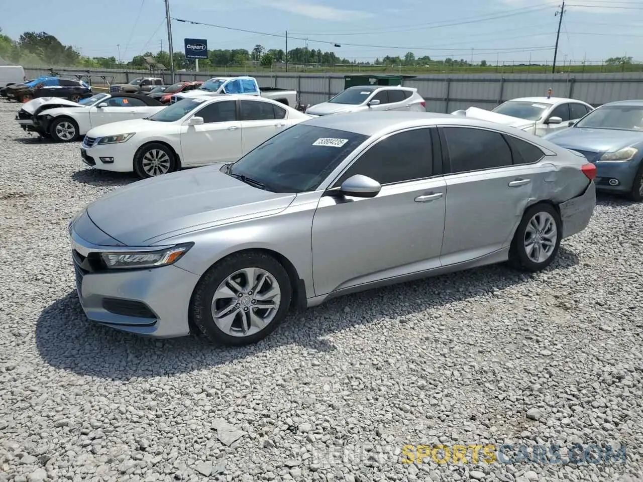 1 Photograph of a damaged car 1HGCV1F19KA100780 HONDA ACCORD 2019