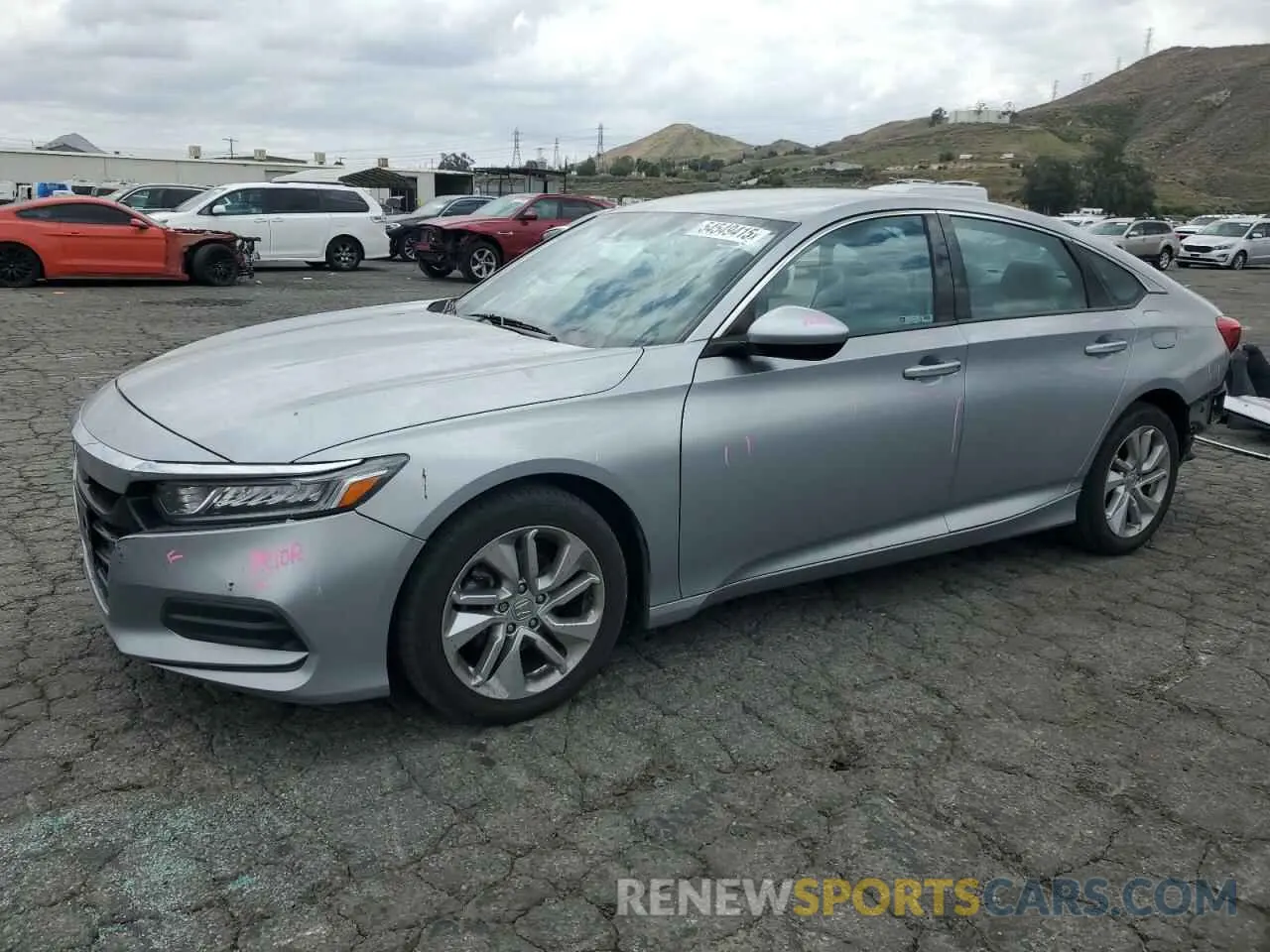1 Photograph of a damaged car 1HGCV1F19KA113836 HONDA ACCORD 2019