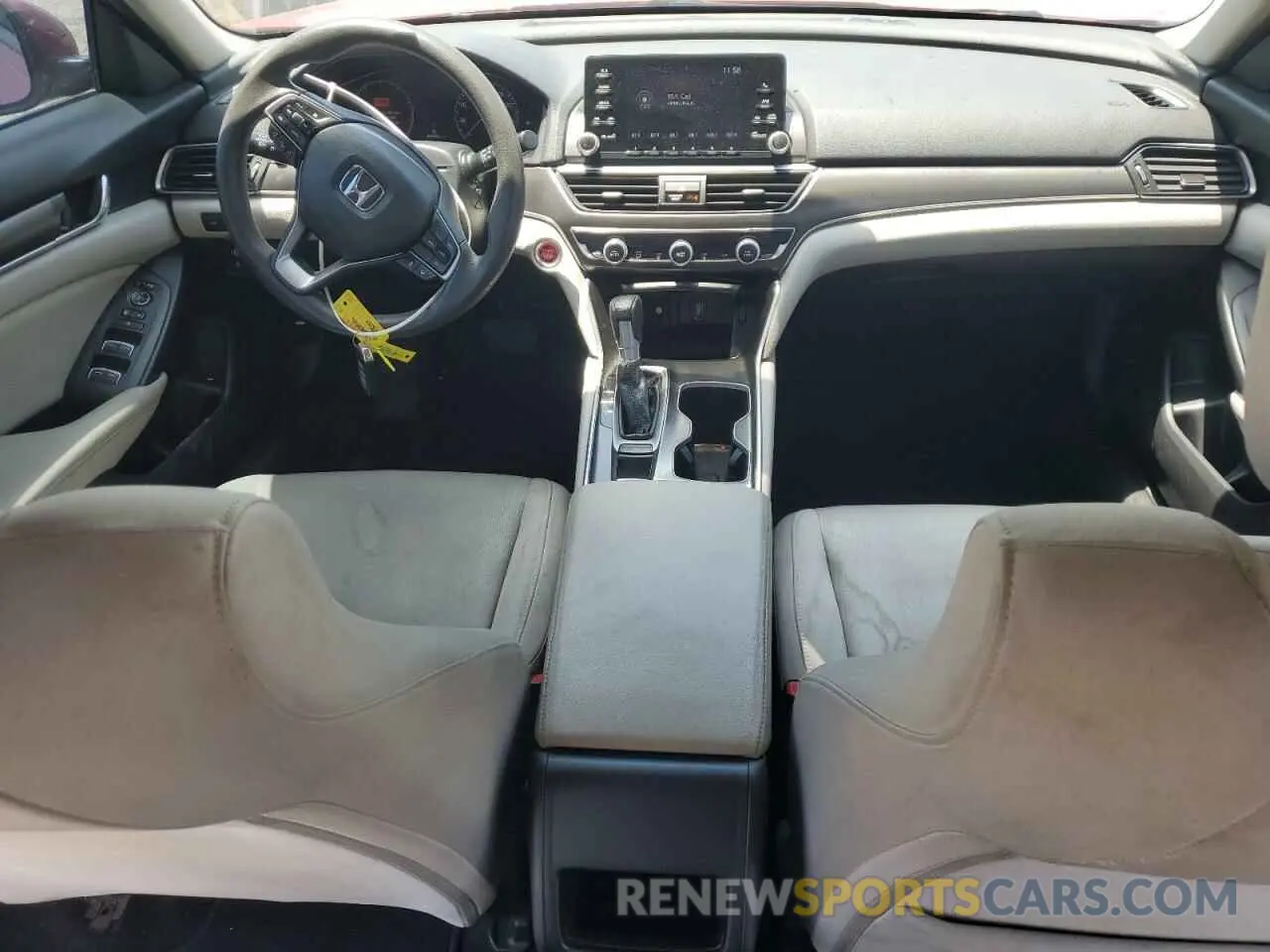 8 Photograph of a damaged car 1HGCV1F19KA114405 HONDA ACCORD 2019