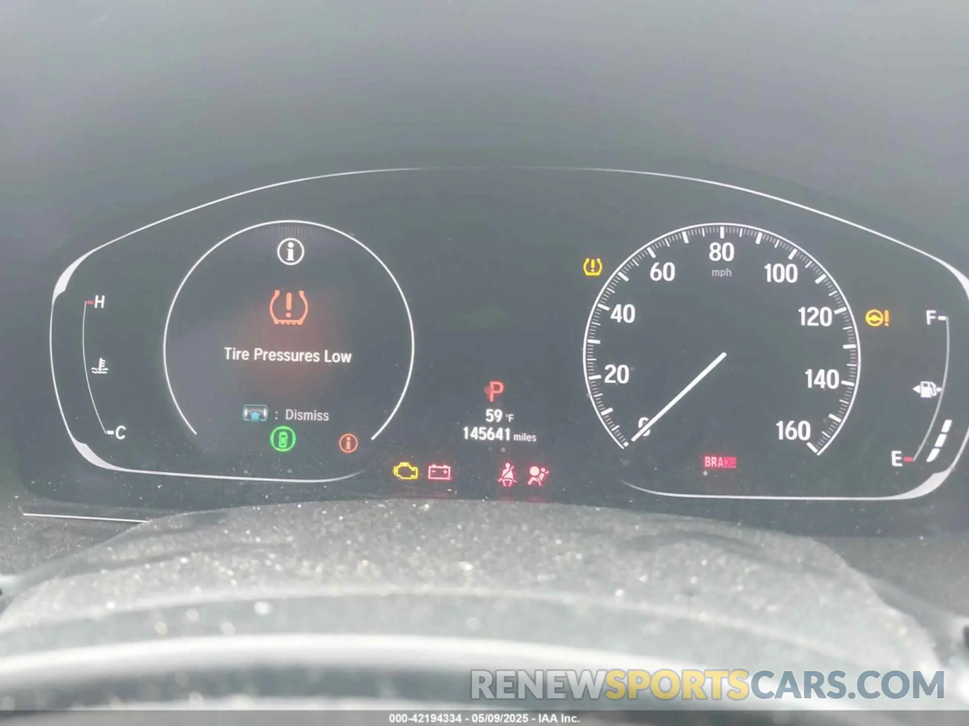 7 Photograph of a damaged car 1HGCV1F19KA128482 HONDA ACCORD 2019