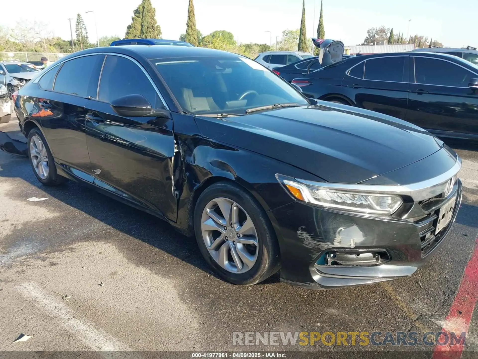 1 Photograph of a damaged car 1HGCV1F19KA137747 HONDA ACCORD 2019