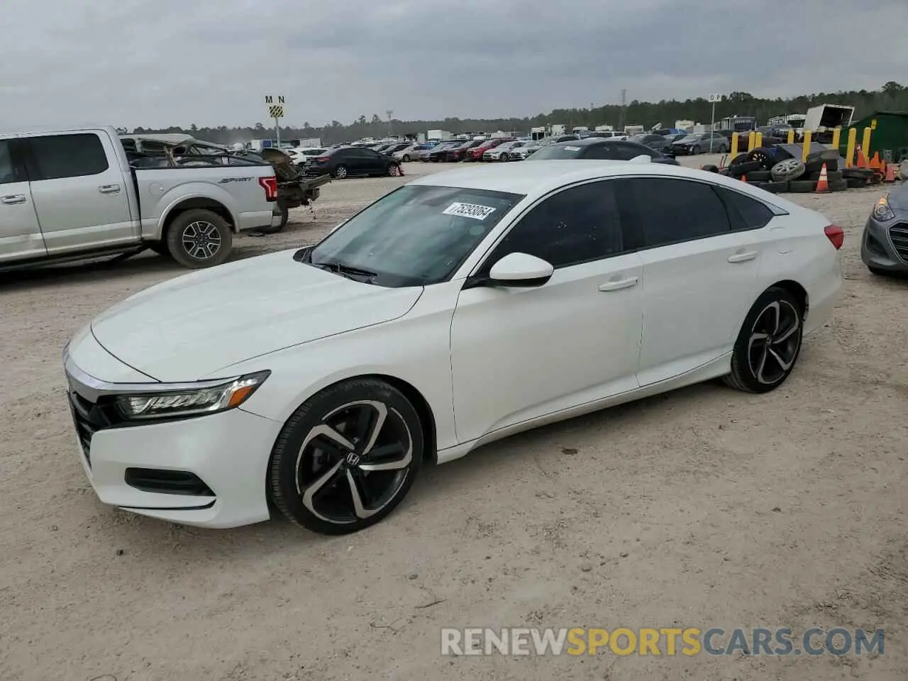 1 Photograph of a damaged car 1HGCV1F19KA177133 HONDA ACCORD 2019