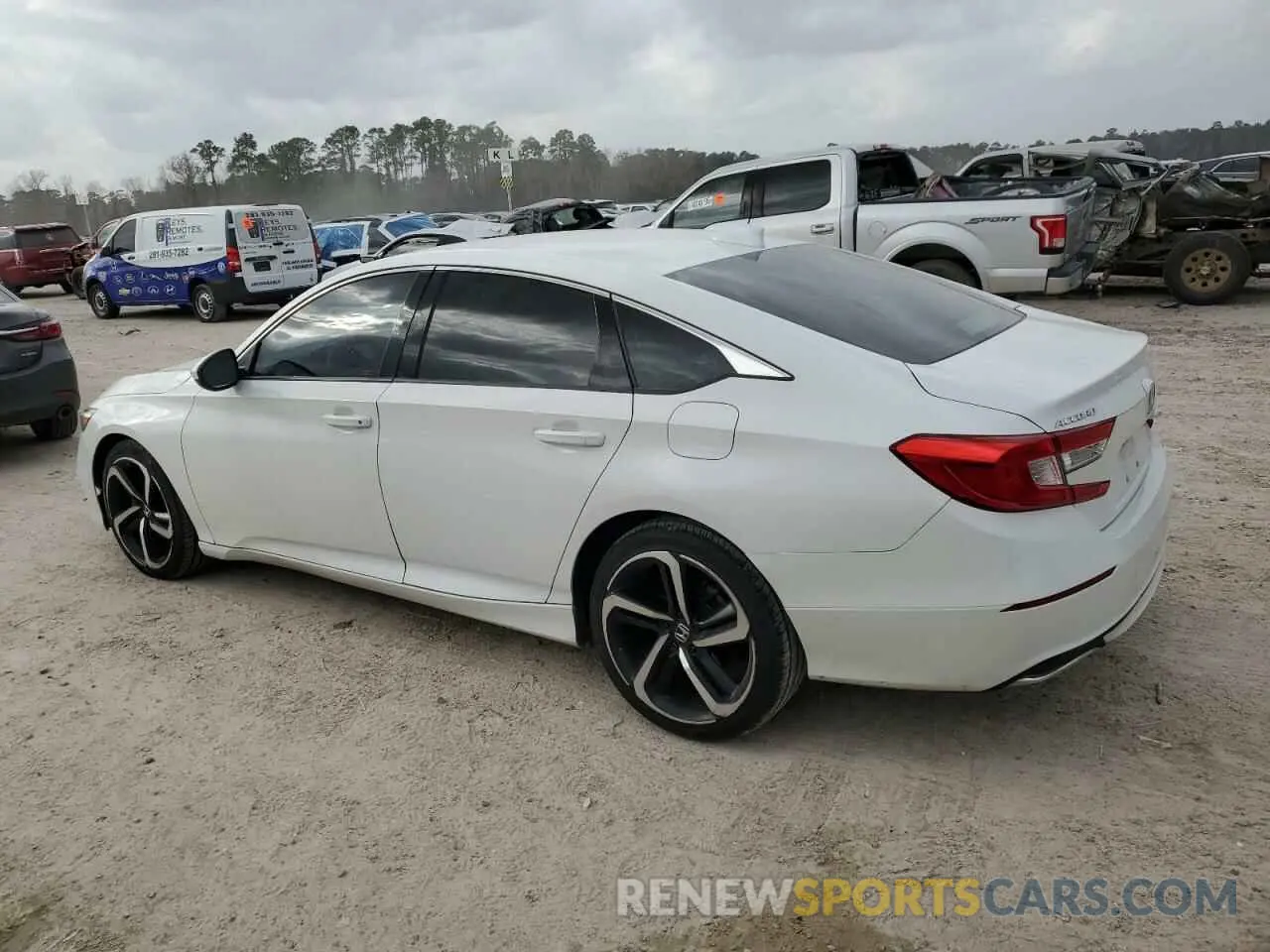 2 Photograph of a damaged car 1HGCV1F19KA177133 HONDA ACCORD 2019