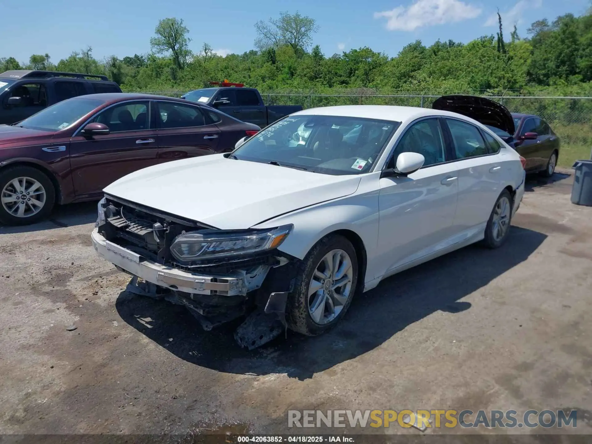 2 Photograph of a damaged car 1HGCV1F1XKA007542 HONDA ACCORD 2019
