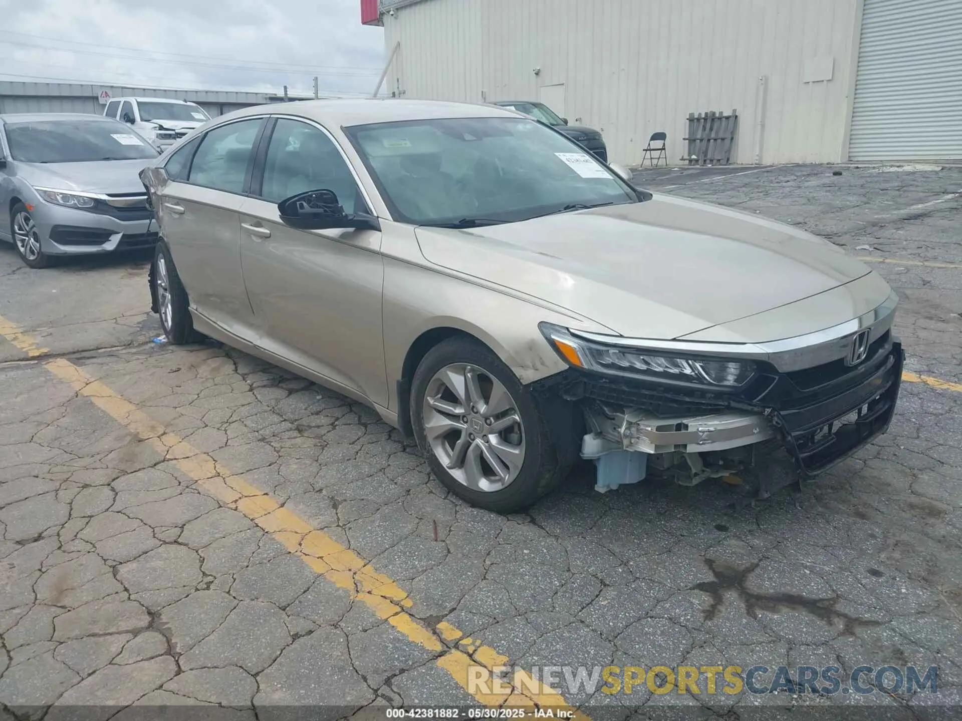 1 Photograph of a damaged car 1HGCV1F1XKA074481 HONDA ACCORD 2019