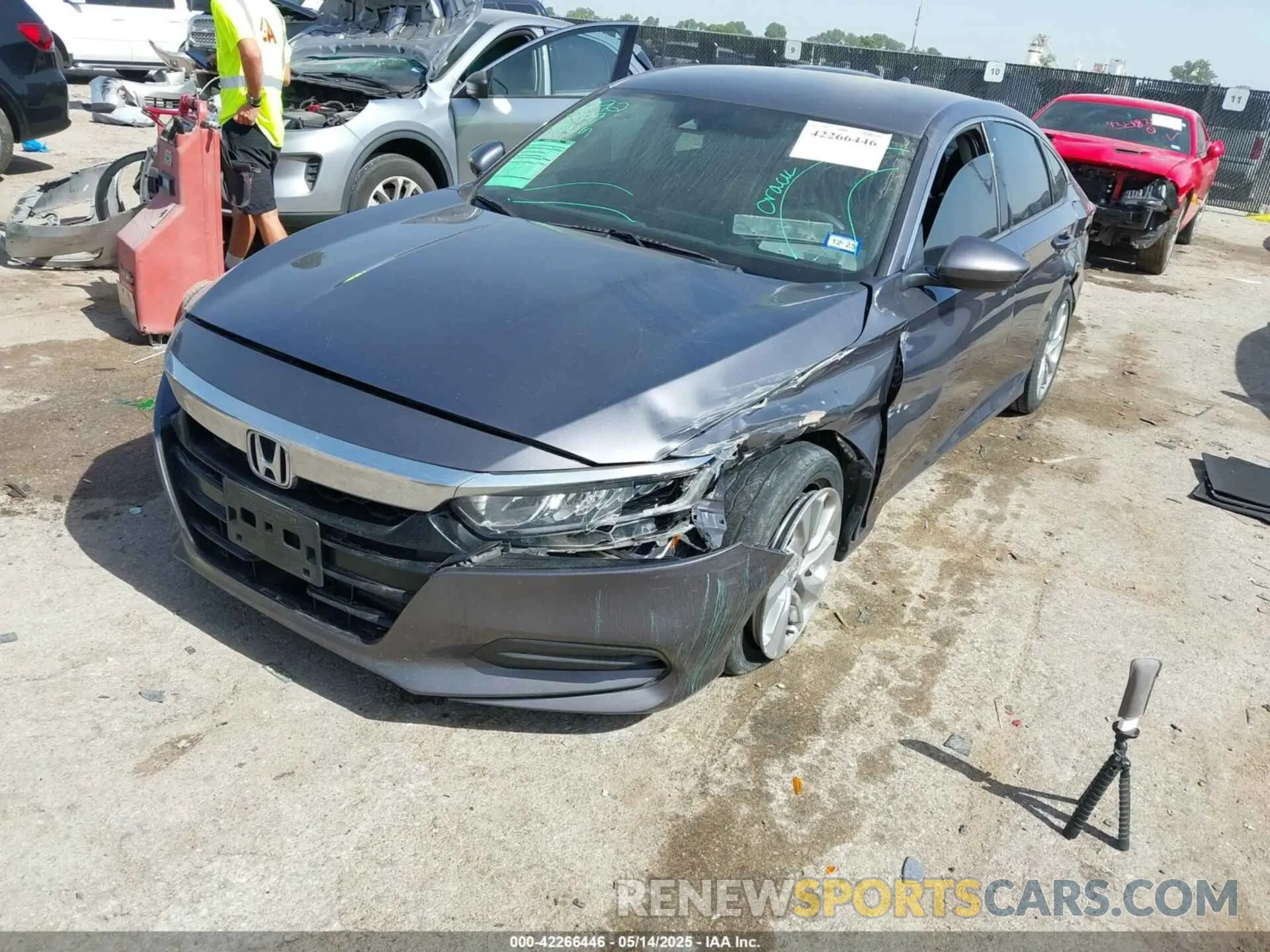 2 Photograph of a damaged car 1HGCV1F1XKA096688 HONDA ACCORD 2019