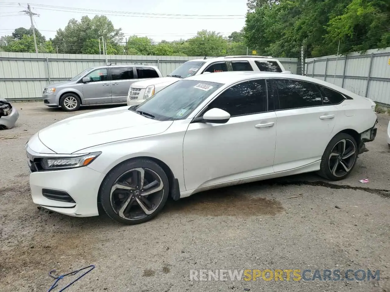 1 Photograph of a damaged car 1HGCV1F1XKA173981 HONDA ACCORD 2019