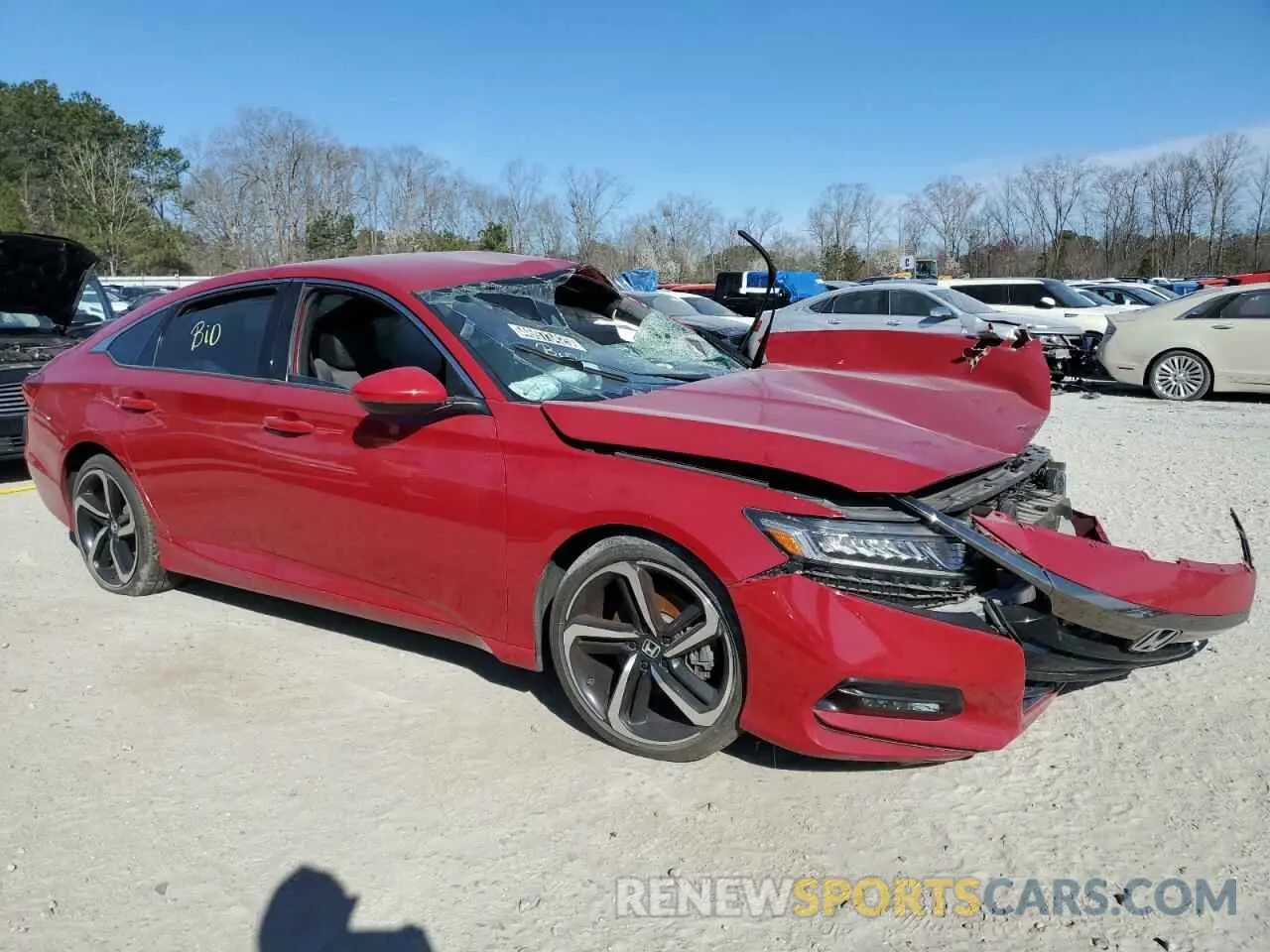 4 Photograph of a damaged car 1HGCV1F30KA020981 HONDA ACCORD 2019