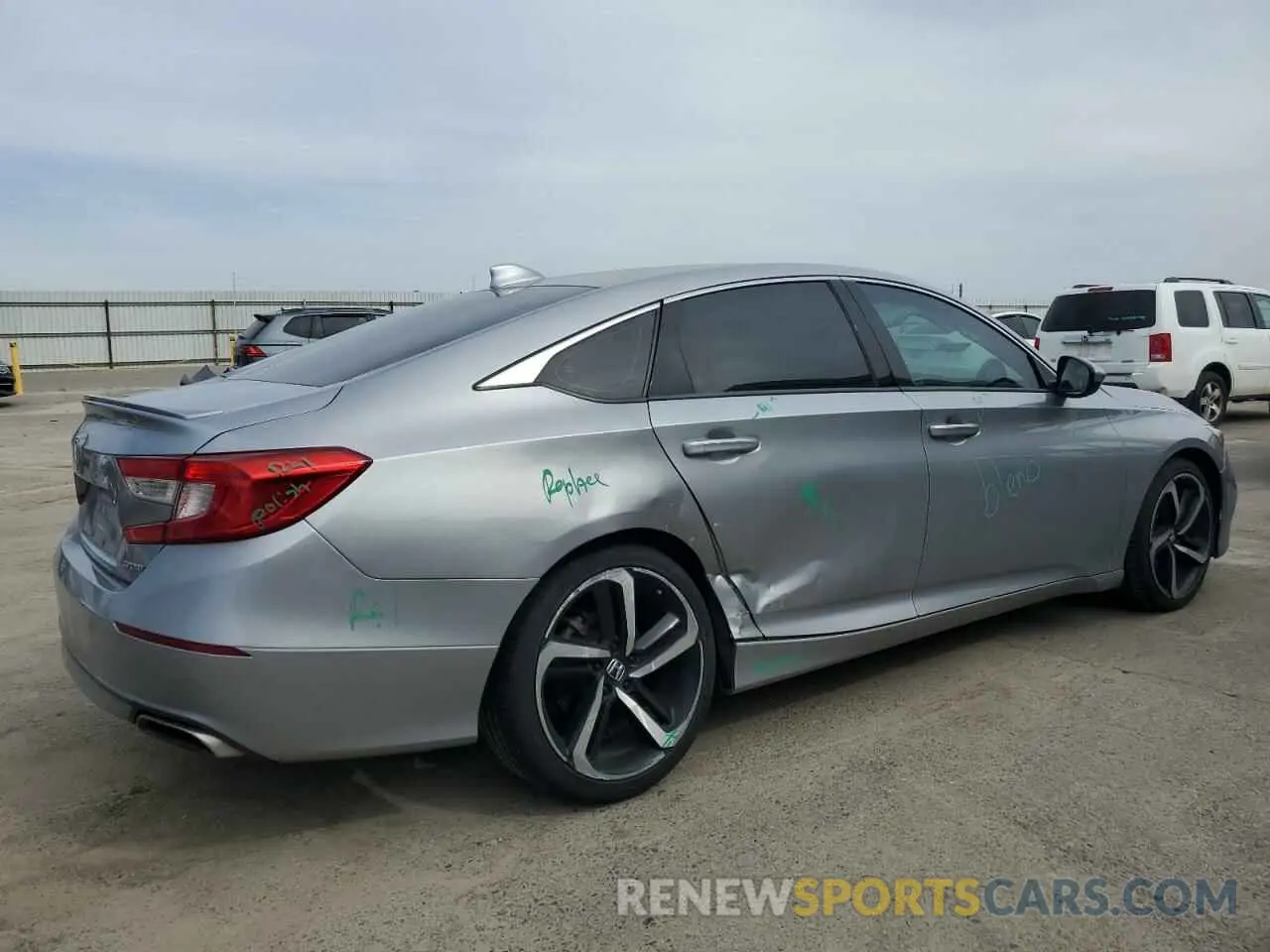 3 Photograph of a damaged car 1HGCV1F30KA027249 HONDA ACCORD 2019