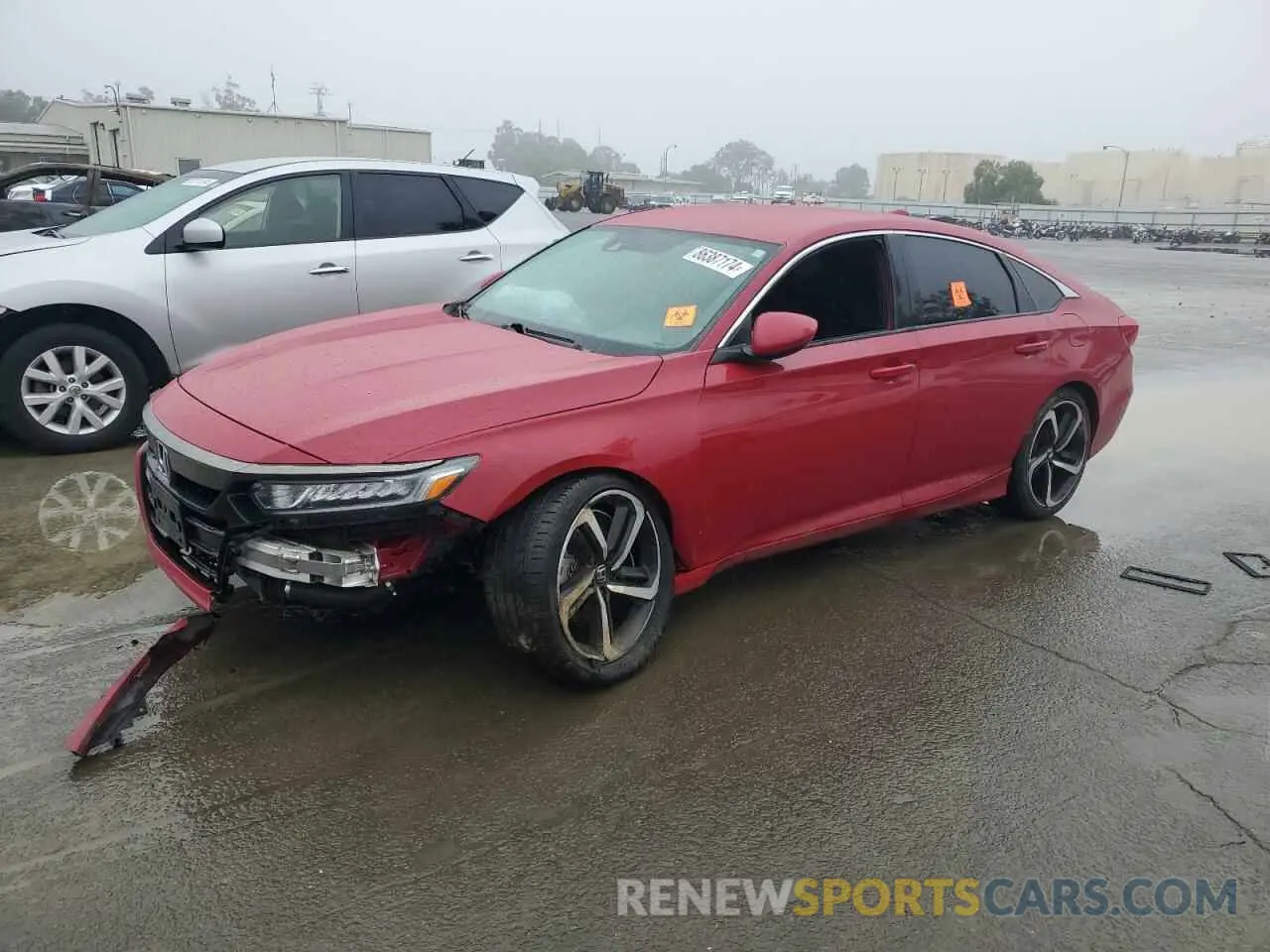 1 Photograph of a damaged car 1HGCV1F30KA073857 HONDA ACCORD 2019