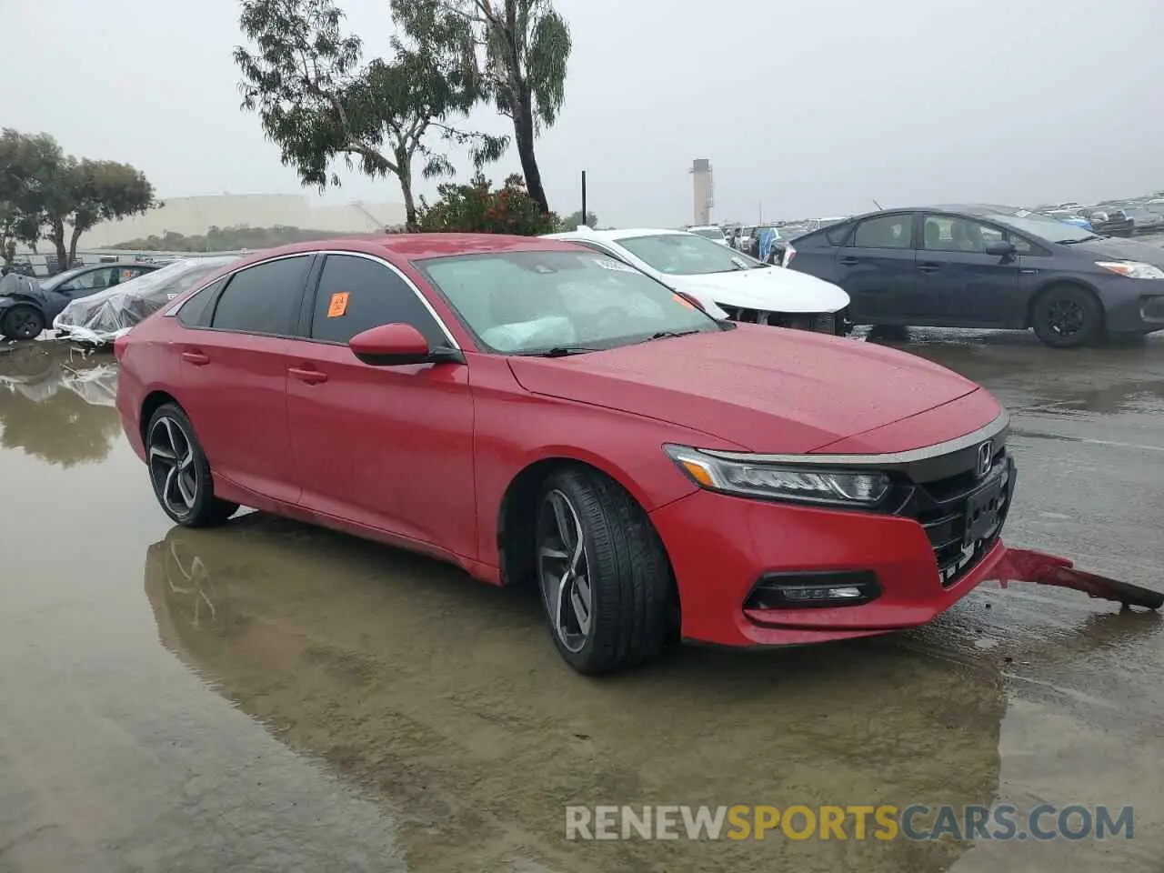 4 Photograph of a damaged car 1HGCV1F30KA073857 HONDA ACCORD 2019