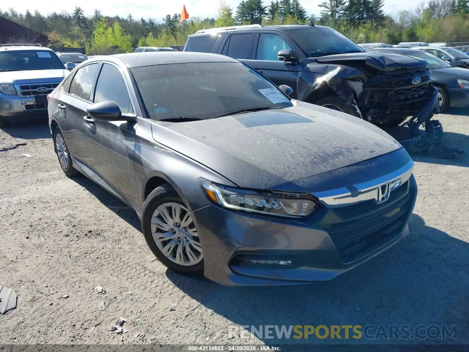 1 Photograph of a damaged car 1HGCV1F30KA078296 HONDA ACCORD 2019