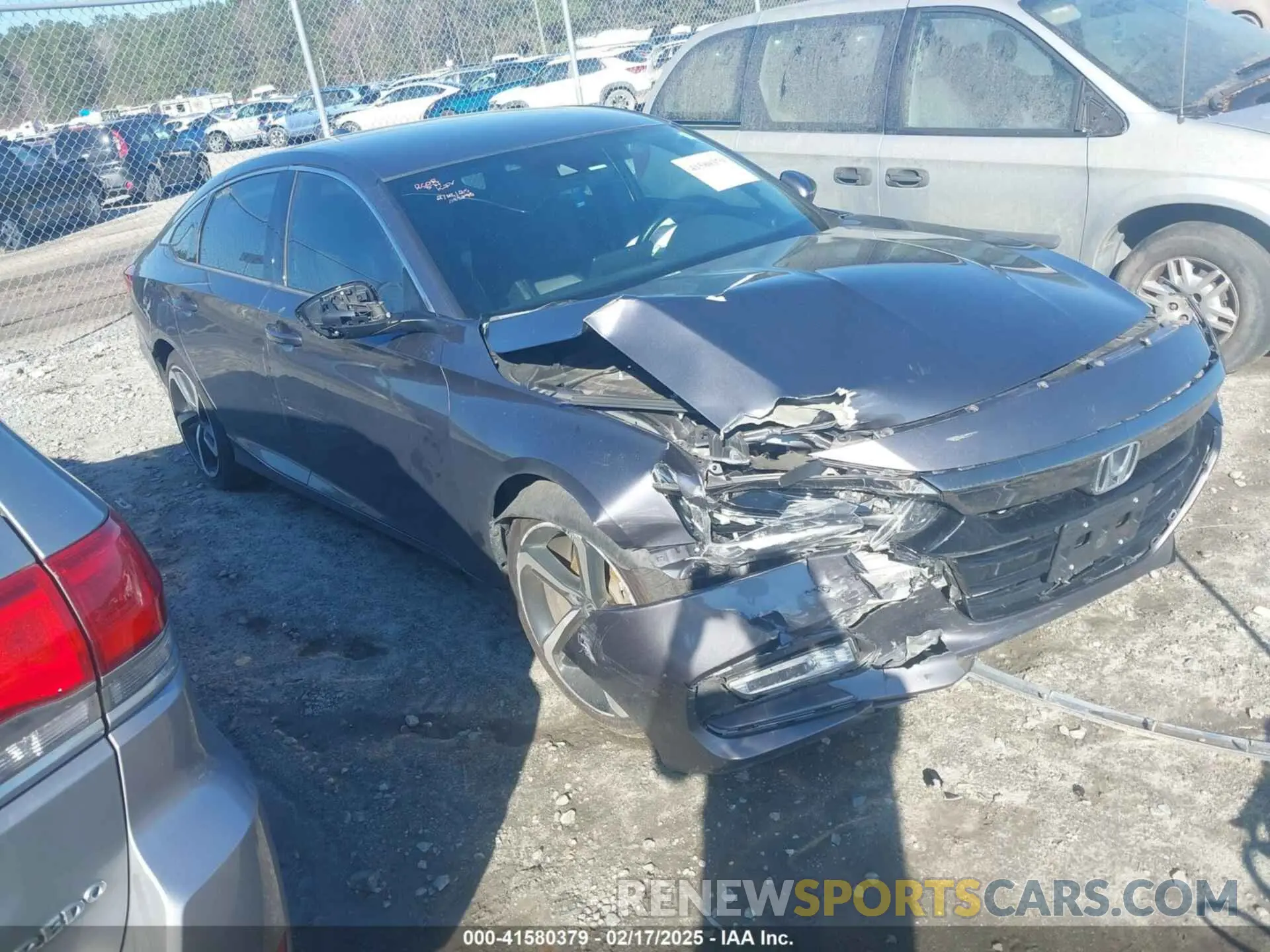 1 Photograph of a damaged car 1HGCV1F30KA086821 HONDA ACCORD 2019