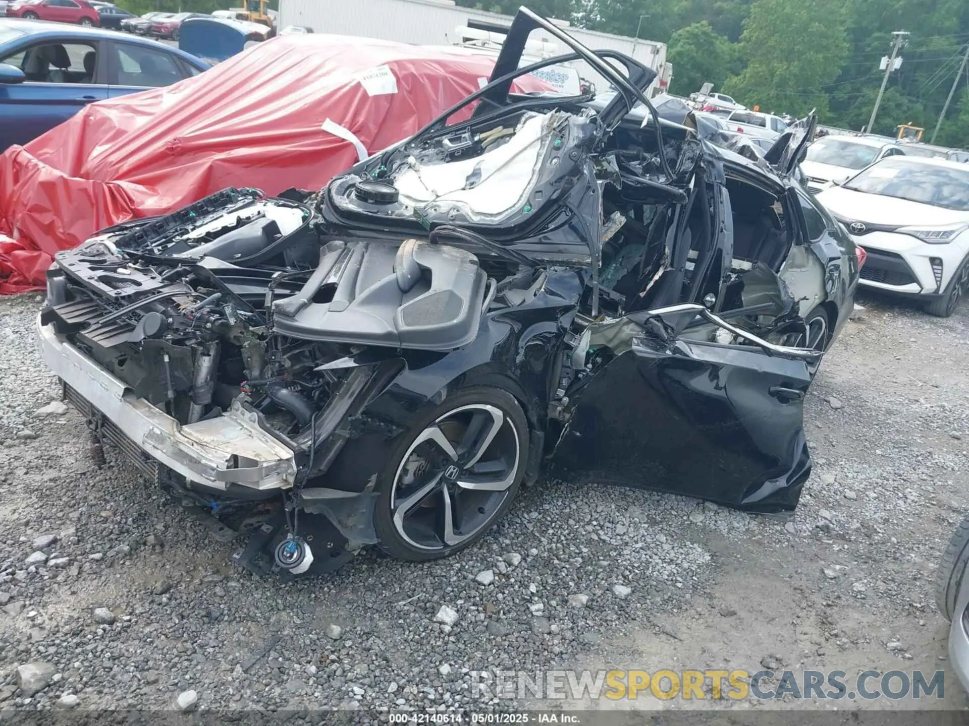 2 Photograph of a damaged car 1HGCV1F30KA087029 HONDA ACCORD 2019