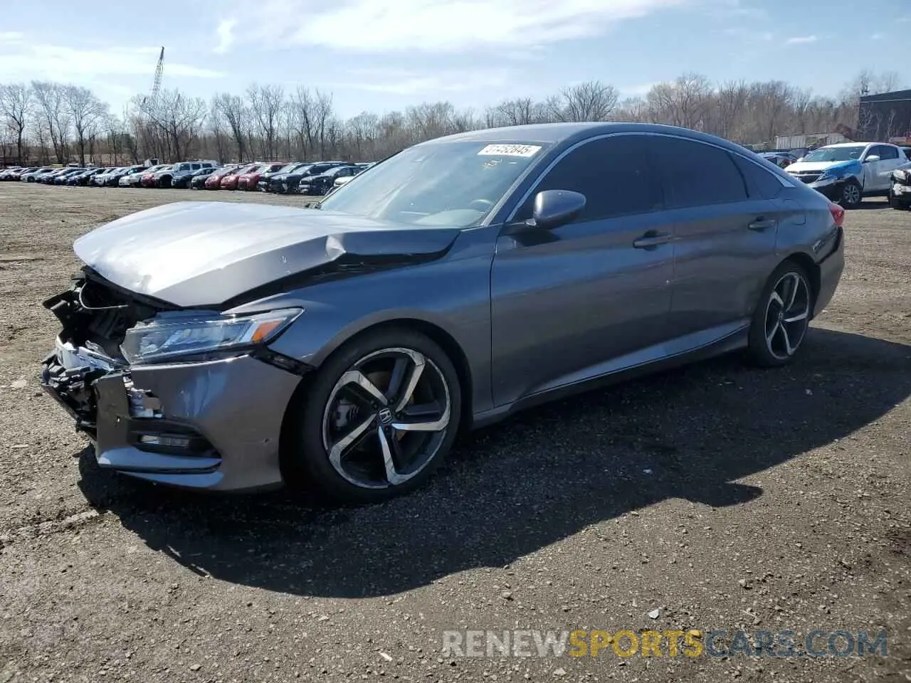 1 Photograph of a damaged car 1HGCV1F30KA092215 HONDA ACCORD 2019