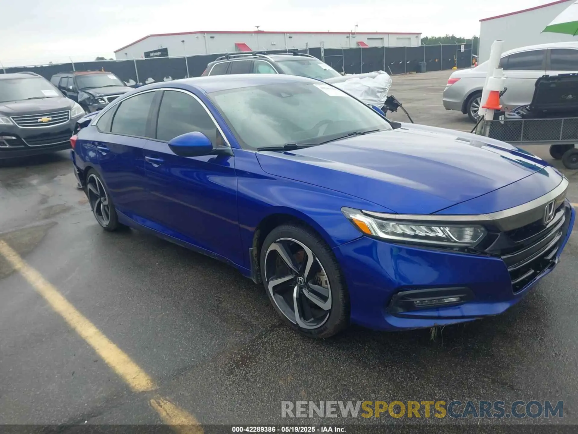 1 Photograph of a damaged car 1HGCV1F30KA112222 HONDA ACCORD 2019