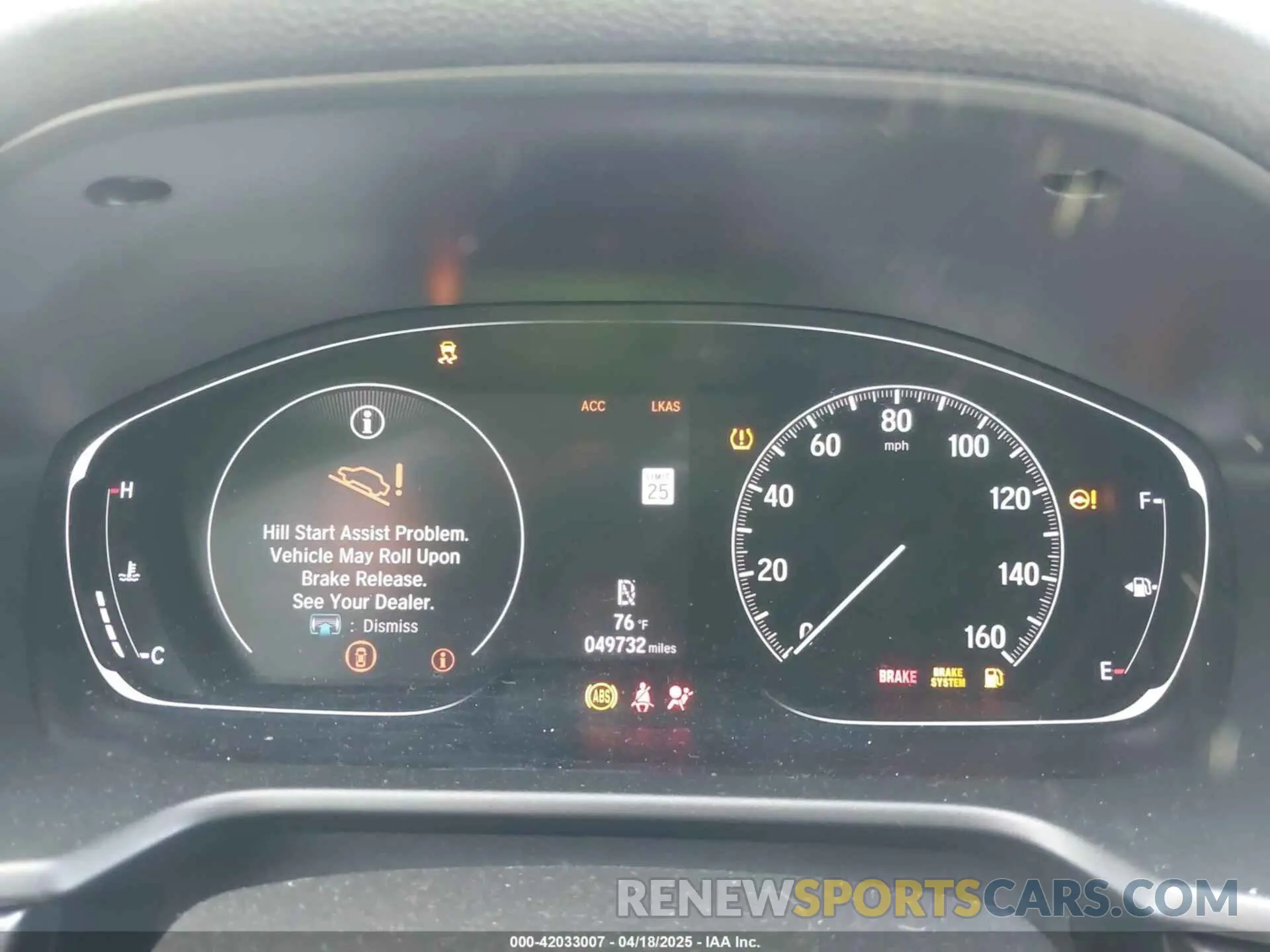 7 Photograph of a damaged car 1HGCV1F30KA128999 HONDA ACCORD 2019