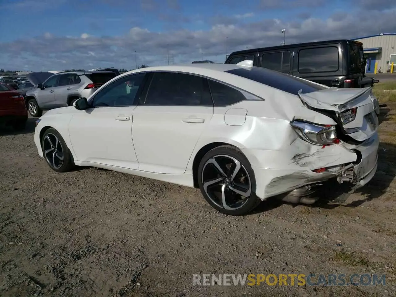 2 Photograph of a damaged car 1HGCV1F30KA134074 HONDA ACCORD 2019