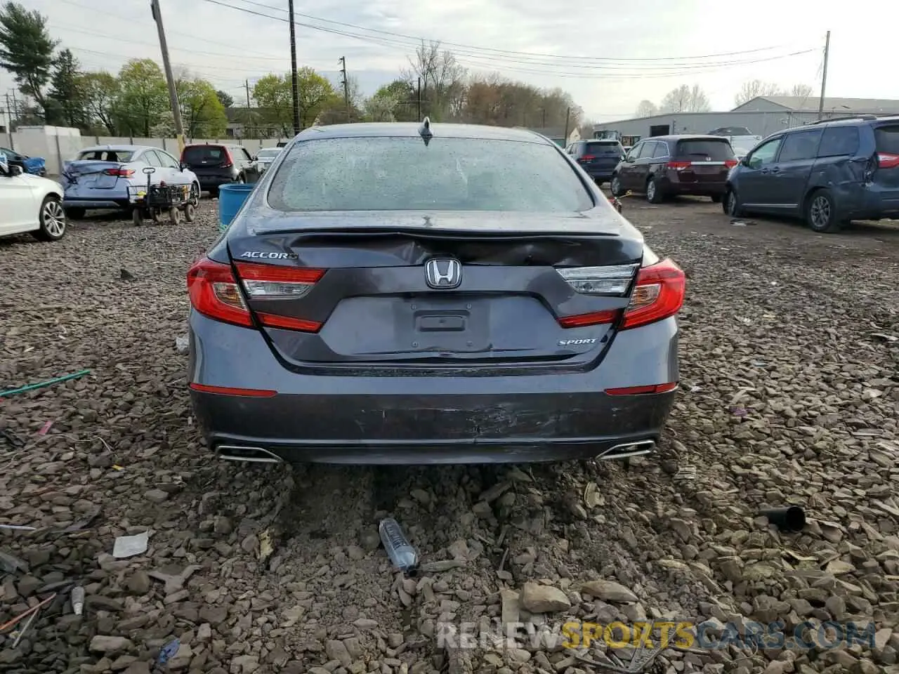 6 Photograph of a damaged car 1HGCV1F30KA135788 HONDA ACCORD 2019