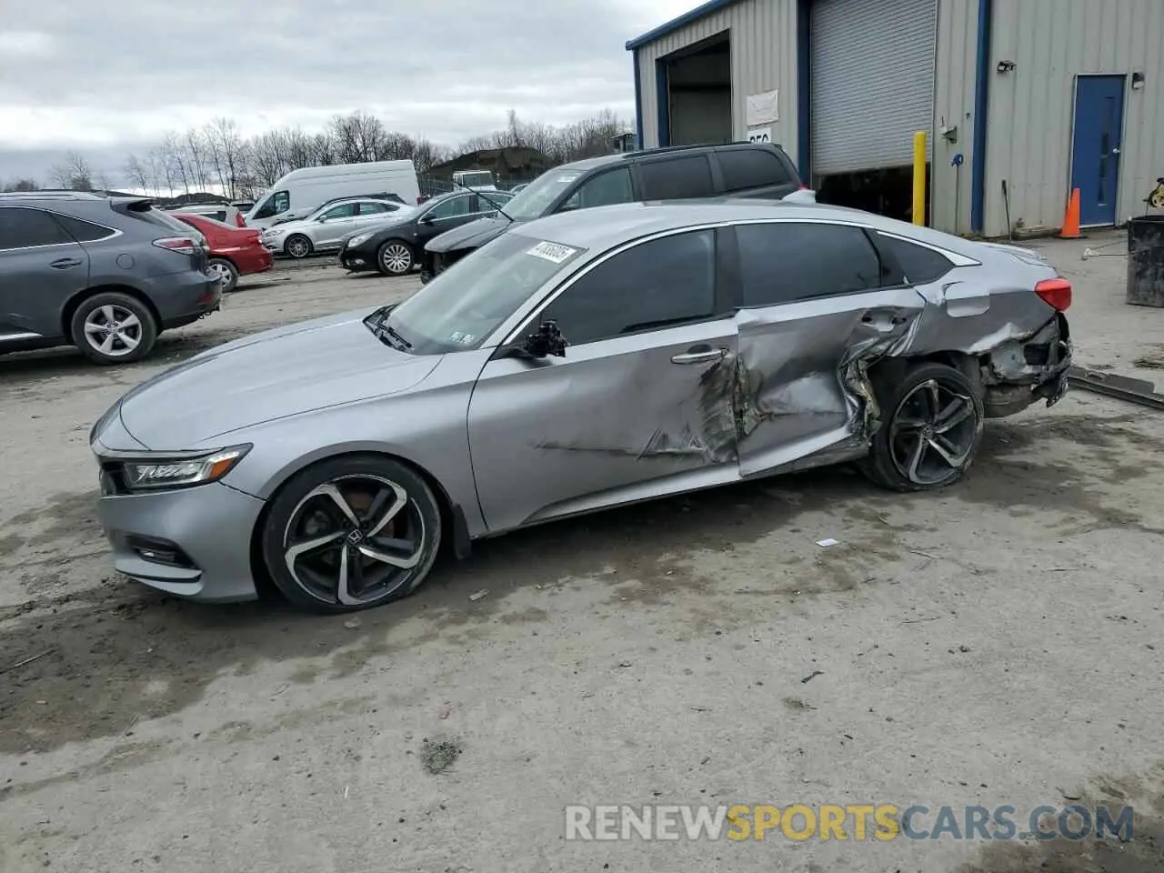 1 Photograph of a damaged car 1HGCV1F30KA142143 HONDA ACCORD 2019