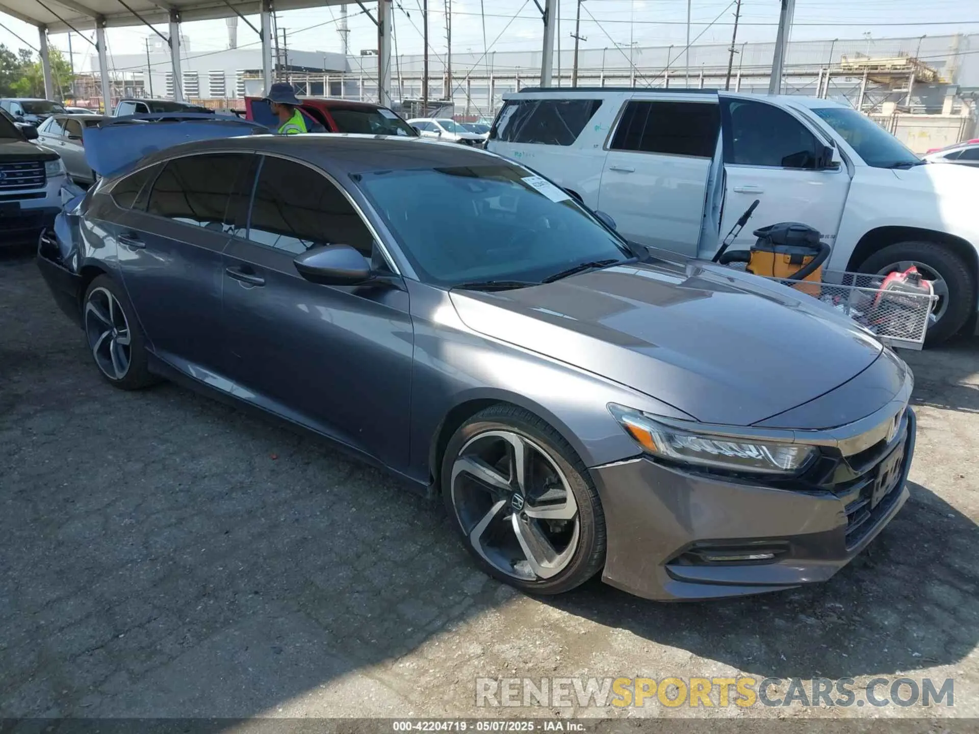 1 Photograph of a damaged car 1HGCV1F30KA154969 HONDA ACCORD 2019