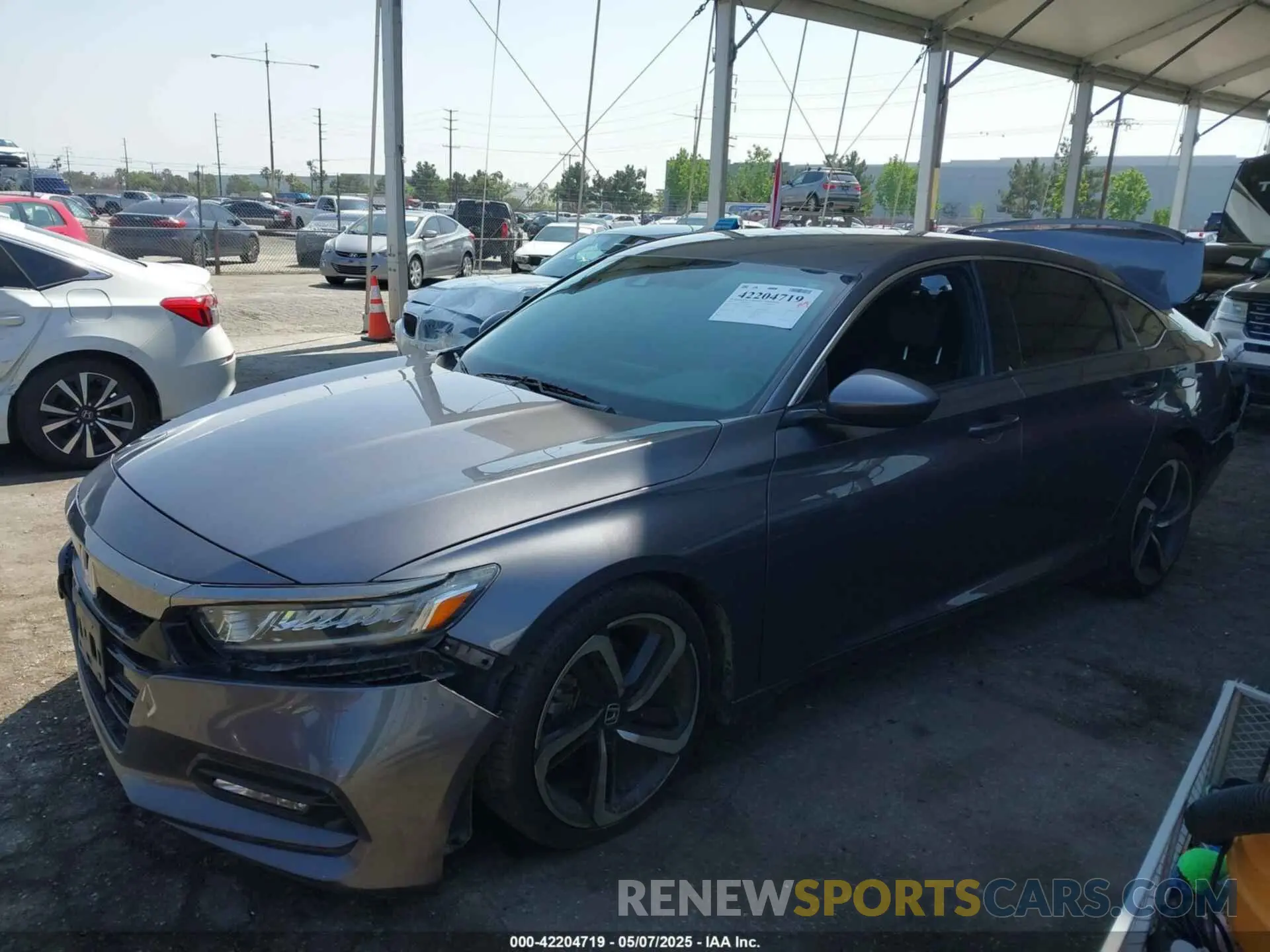 2 Photograph of a damaged car 1HGCV1F30KA154969 HONDA ACCORD 2019