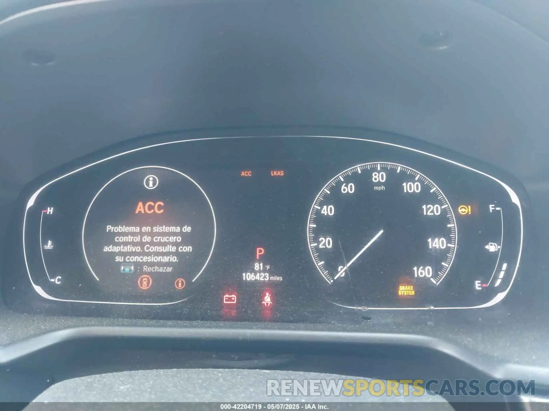 7 Photograph of a damaged car 1HGCV1F30KA154969 HONDA ACCORD 2019
