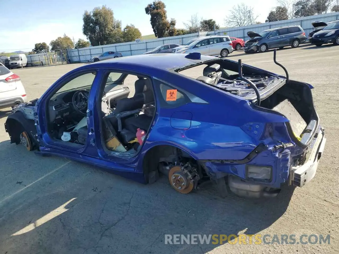 2 Photograph of a damaged car 1HGCV1F30KA160383 HONDA ACCORD 2019