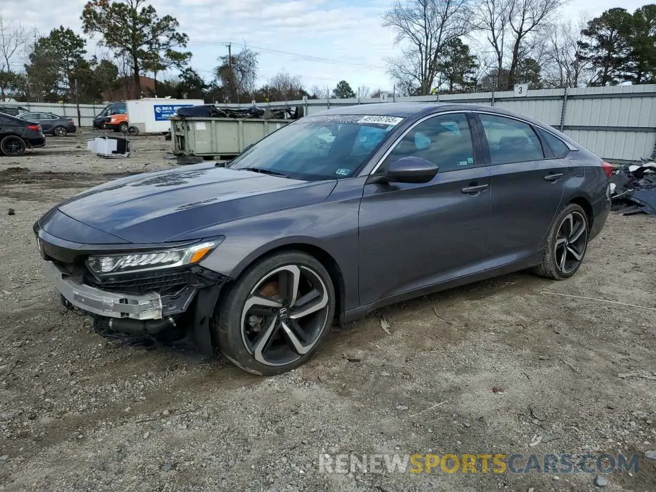 1 Photograph of a damaged car 1HGCV1F30KA174459 HONDA ACCORD 2019